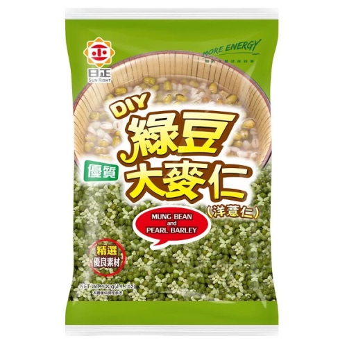 【日正】綠豆大麥仁400G~常溫超商取貨🈵️799元免運費⛔限制5公斤~