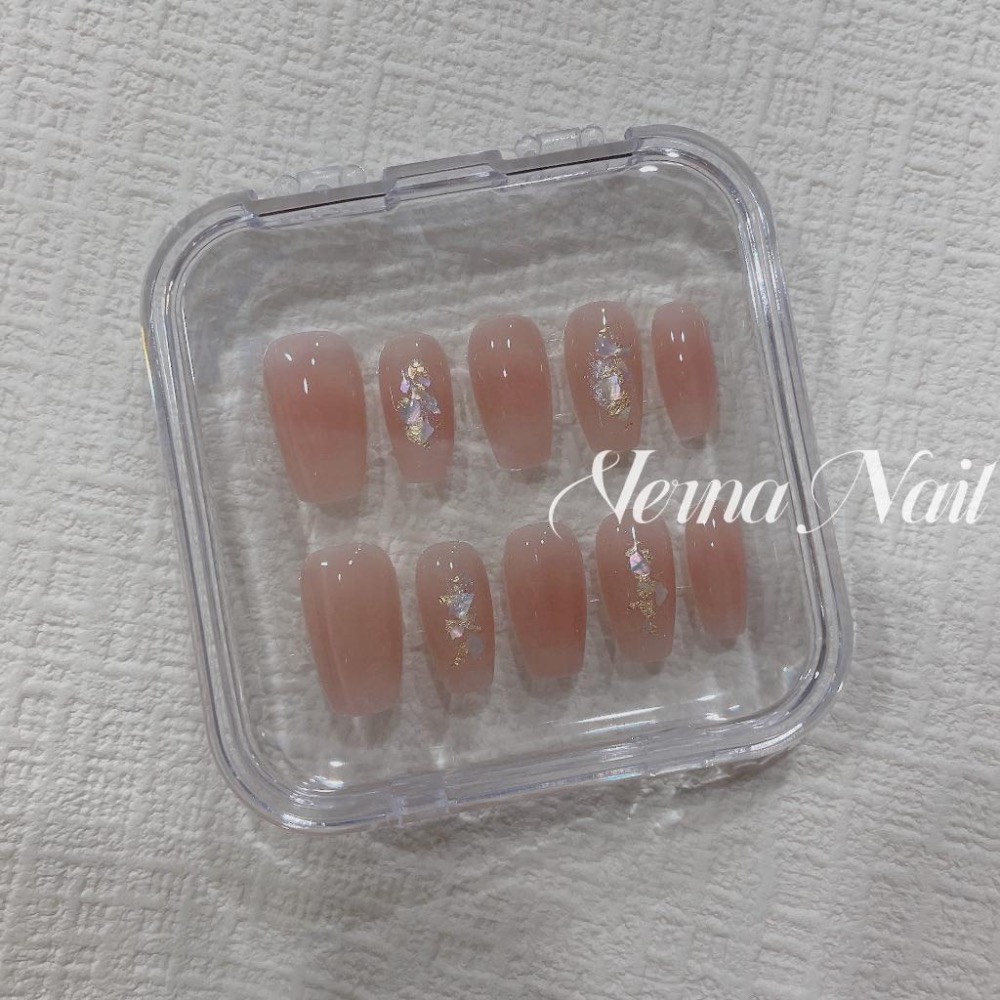 【Verna Nail】現貨🔥新版高透穿戴甲包裝盒  透明收納盒 7.5*7.5cm-細節圖2