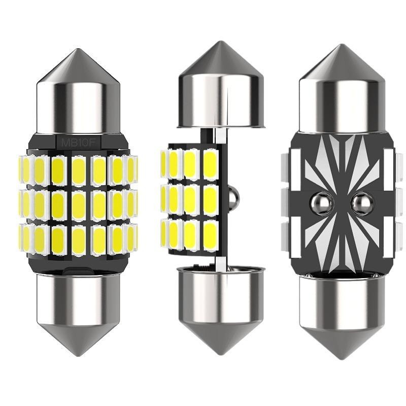 雙尖頭LED 日韓車系專用 28-41mm 全尺寸 高亮度後車廂燈 閱讀燈 室內燈 雙尖燈 車內燈-細節圖3