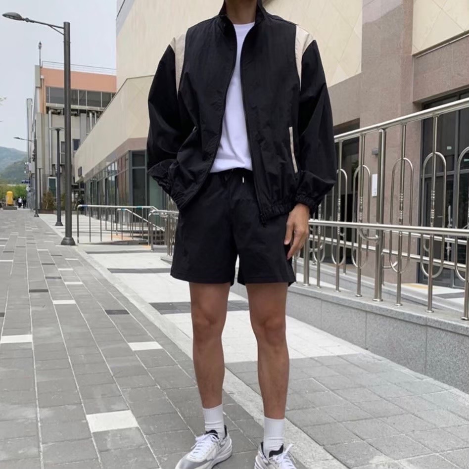 韓國槍型套裝 風衣外套 涼感褲 材質極好 可拆買-細節圖2