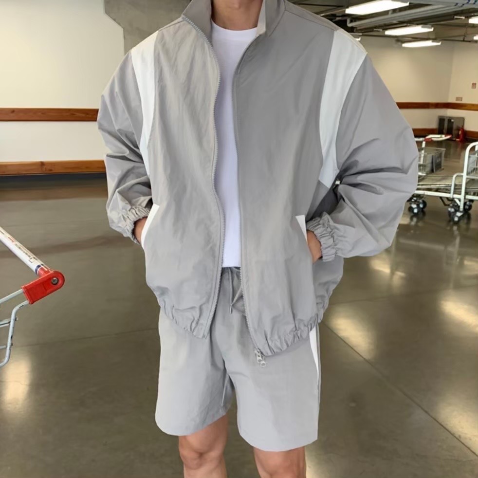 韓國槍型套裝 風衣外套 涼感褲 材質極好 可拆買-細節圖6