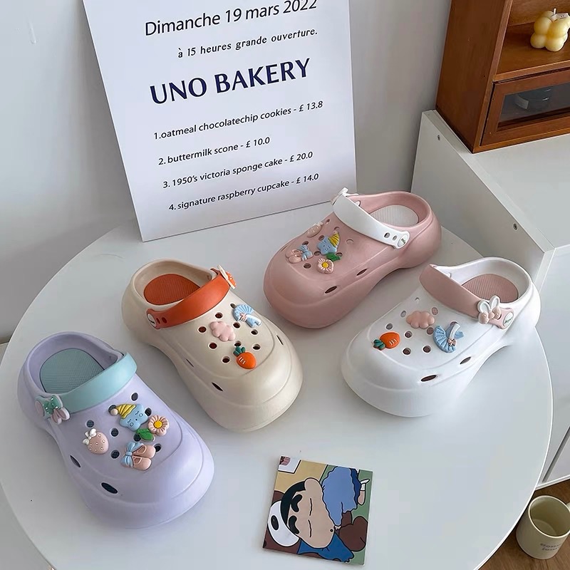 送鞋花 洞洞鞋 好好看-細節圖2