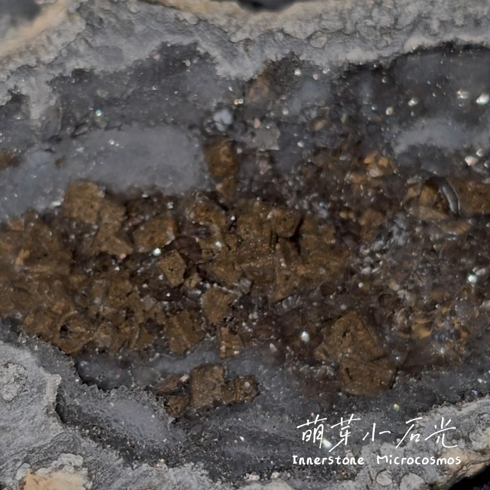【萌芽小石光】巧克布朗露露-水晶原石/墨西哥瑪瑙晶洞/水晶原礦/MC01-細節圖3