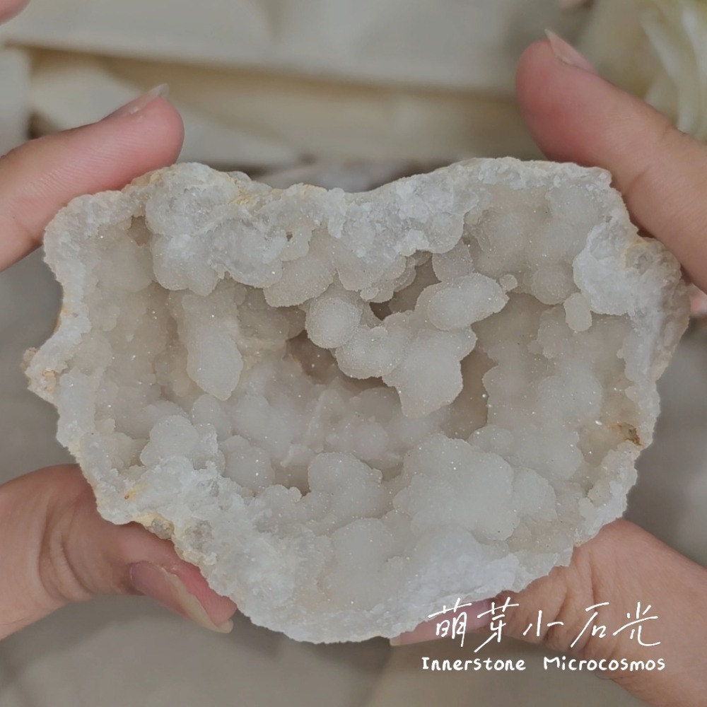 【萌芽小石光】糖霜餅乾軟糖水晶-水晶原石/摩洛哥白水晶/水晶礦石-細節圖2