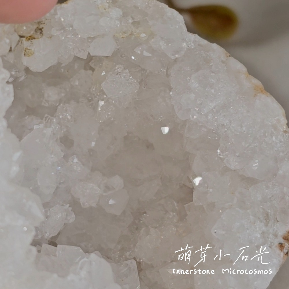 【萌芽小石光】A01-白冰透白水牙/摩洛哥白水晶原石/水晶礦石-細節圖4