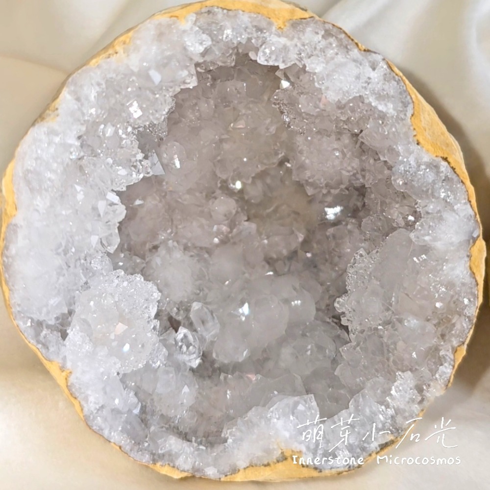 【萌芽小石光】A02-灰冰透水牙/摩洛哥白水晶原石/水晶礦石-細節圖3