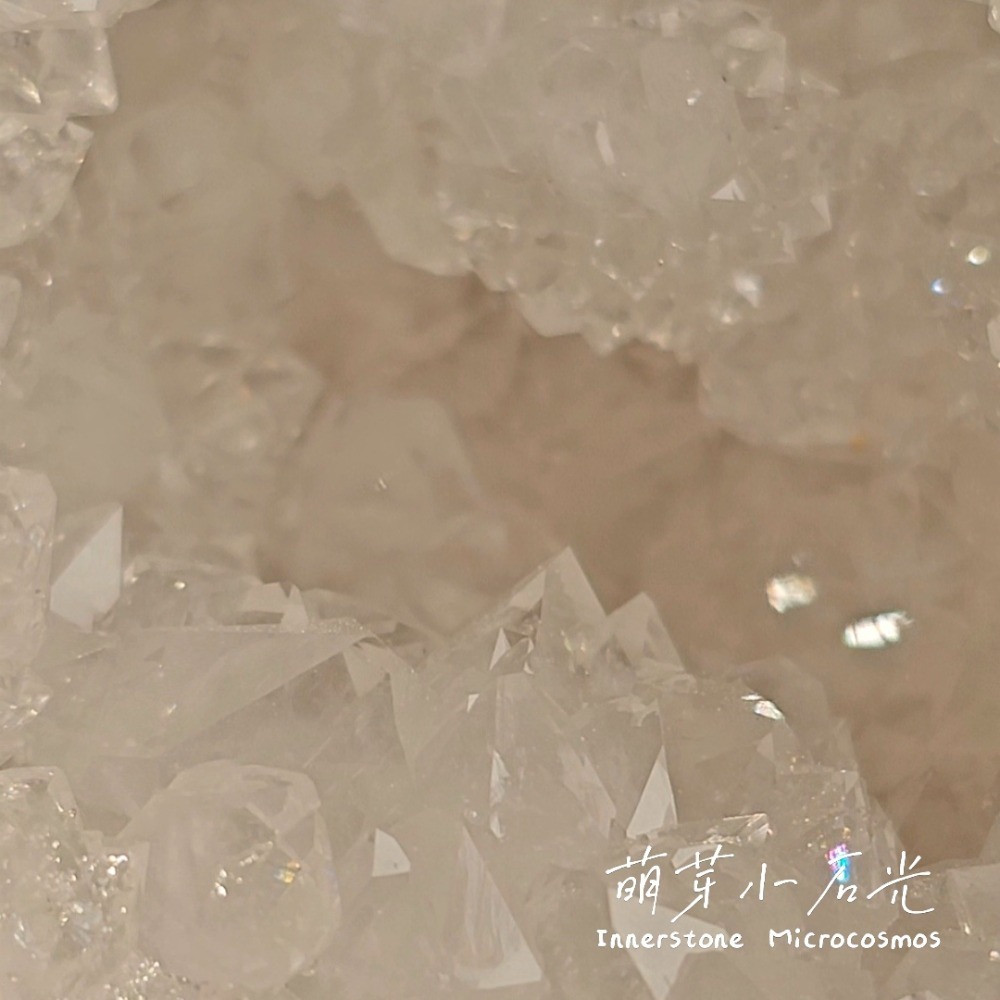 【萌芽小石光】A03-白冰透水牙/摩洛哥白水晶原石/水晶礦石-細節圖4