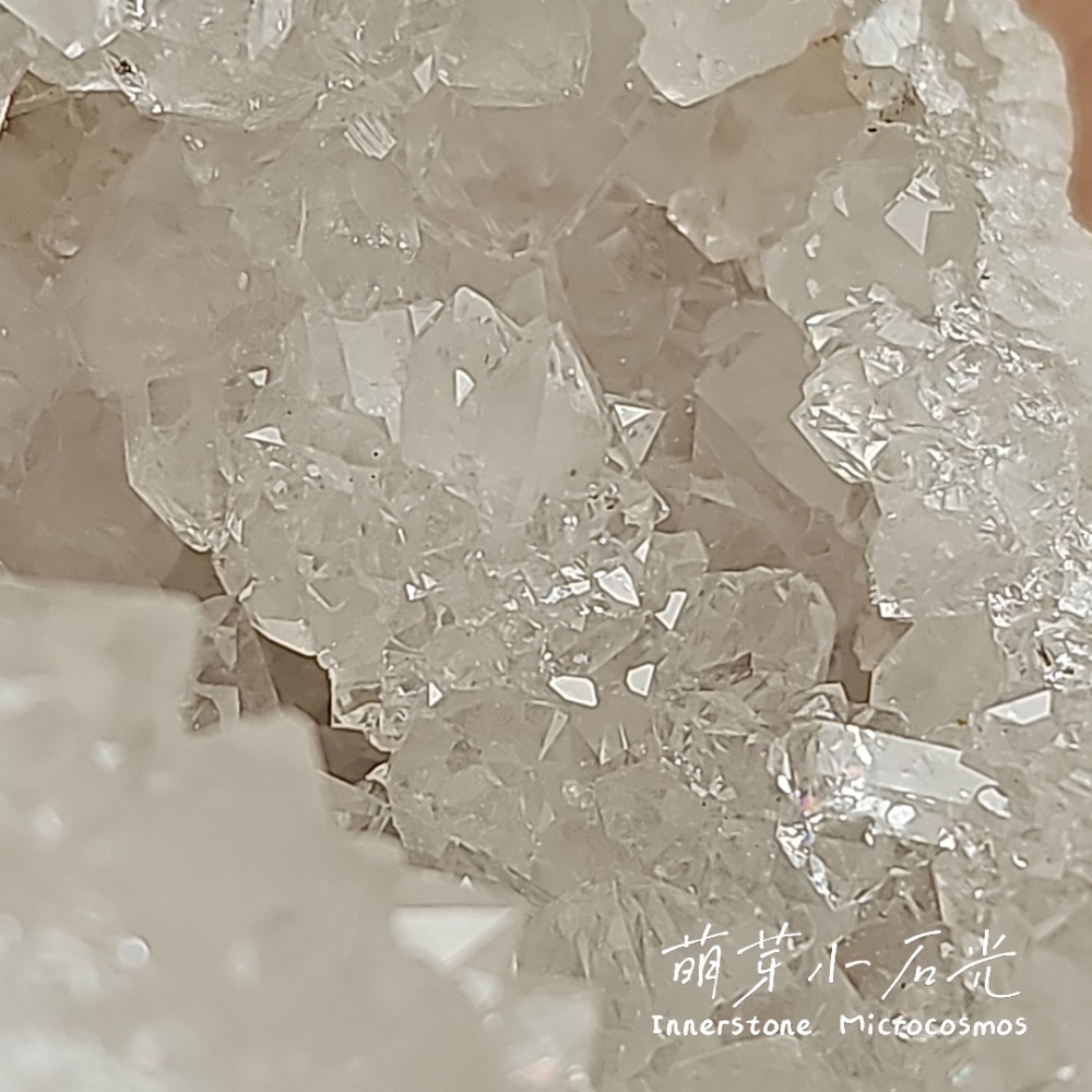 【萌芽小石光】A03-白冰透水牙/摩洛哥白水晶原石/水晶礦石-細節圖5