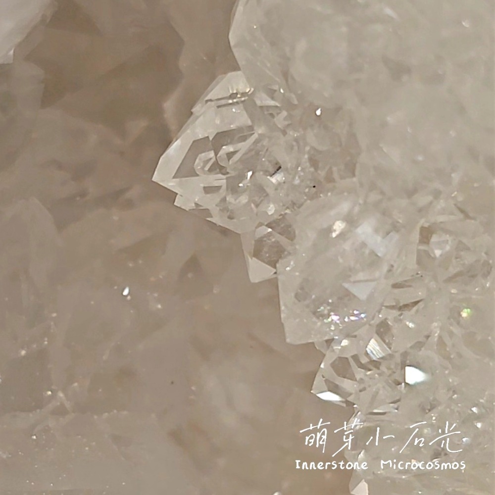 【萌芽小石光】A03-白冰透水牙/摩洛哥白水晶原石/水晶礦石-細節圖6