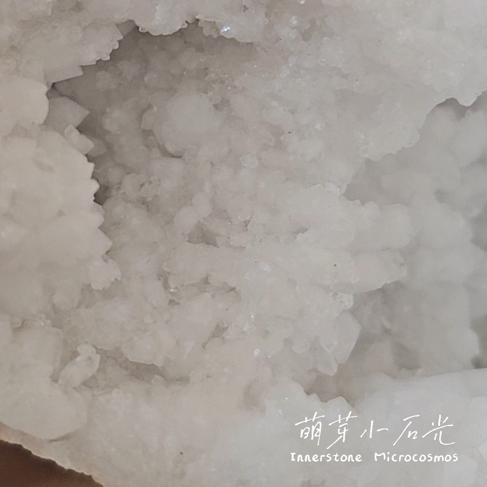 【萌芽小石光】A06-硬雪雪景/摩洛哥白水晶原石/水晶礦石-細節圖5