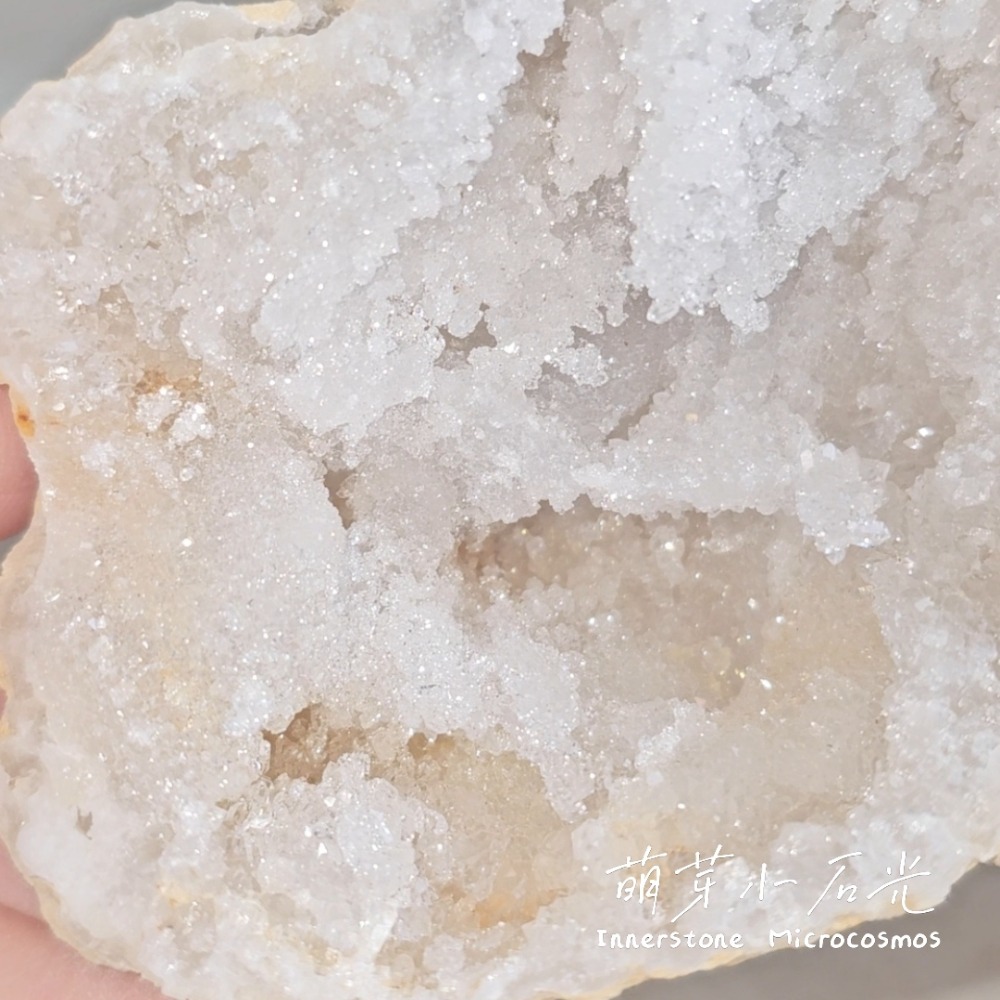 【萌芽小石光】A07-白砂糖細牙/摩洛哥白水晶原石/水晶礦石-細節圖5