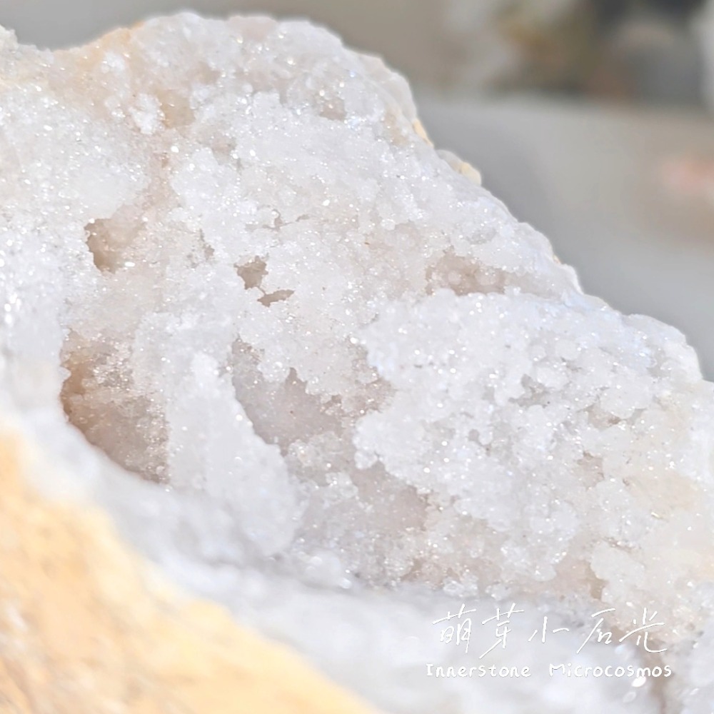 【萌芽小石光】A07-白砂糖細牙/摩洛哥白水晶原石/水晶礦石-細節圖6