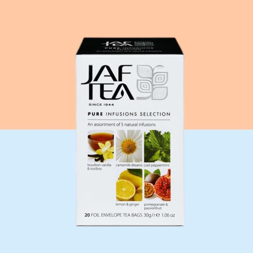 75折優惠 JAF TEA 純粹草本綜合保鮮茶包組合5風味共20入/盒(無咖啡因)