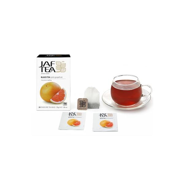 🎁🎉 新鮮到貨,75折優惠 🎉🎁 JAF TEA 粉紅葡萄柚 果香紅茶保鮮茶包系列20入/盒-細節圖2