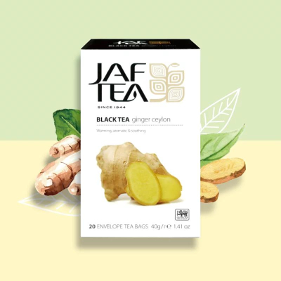 75折優惠 JAF TEA 生薑紅茶 風味紅茶保鮮茶包系列 20入/盒