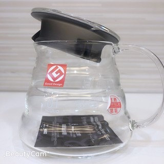 **愛洛奇**日本 HARIO v60雲朵 耐熱玻璃壺 可微波 (1~3杯)(型號：XGS-36TB)