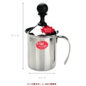 **愛洛奇**Tiamo 雙層濾網 不鏽鋼奶泡杯 電磁爐可用 通過SGS檢測(200cc/400cc)-規格圖6