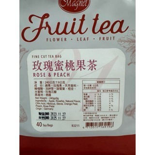 **愛洛奇**曼寧-玫瑰蜜桃果茶/6g*40入-細節圖2
