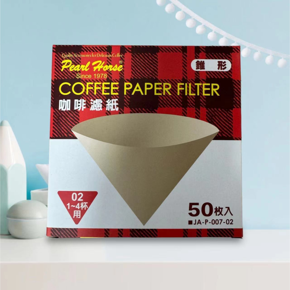 **愛洛奇**寶馬牌-錐形咖啡濾紙/50入(1-2人/1-4人)-細節圖4