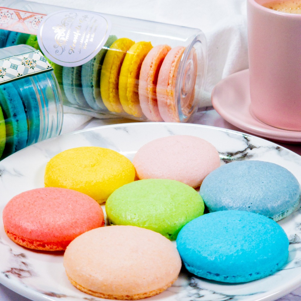 馬卡龍 畢業禮物 禮物 點心 甜點 無餡料可常溫 手工製作 色彩繽紛 🧁嘟嘟烘焙🧁-細節圖2
