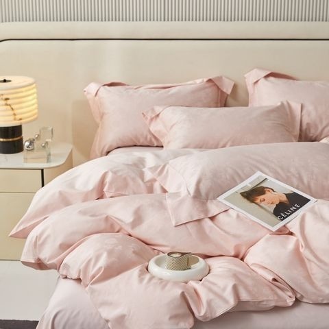 100支提花長絨棉輕奢床包四件組-細節圖9