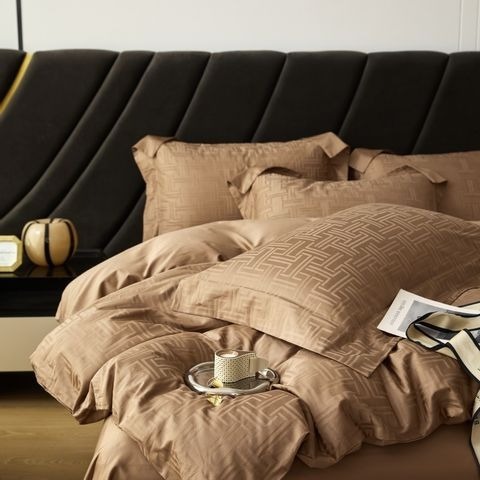 100支提花長絨棉輕奢床包四件組-細節圖4