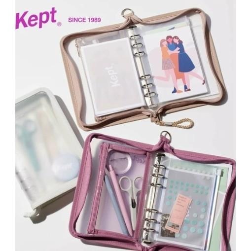 【fly now】日本品牌 Kept文具 A5 橡皮擦 鉛筆盒 筆袋 貼紙書 透明資料夾 立可帶 收納本 收藏本文具-細節圖3