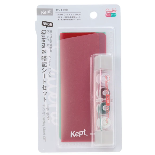 【fly now】日本品牌 Kept文具 A5 橡皮擦 鉛筆盒 筆袋 貼紙書 透明資料夾 立可帶 收納本 收藏本文具-規格圖8