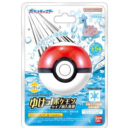 【fly now】日本限定 BANDAI 火屬性 冰屬性入浴球 幽靈屬性泡澡球  洗澡球 沐浴球 寶可夢GO 電屬性-細節圖6