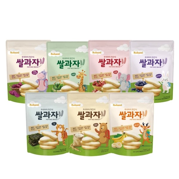 ibobomi米餅買8送1包(maeil米條)💥全館最低價💥嬰兒米餅-米圈圈-優格點心寶寶米餅-細節圖3