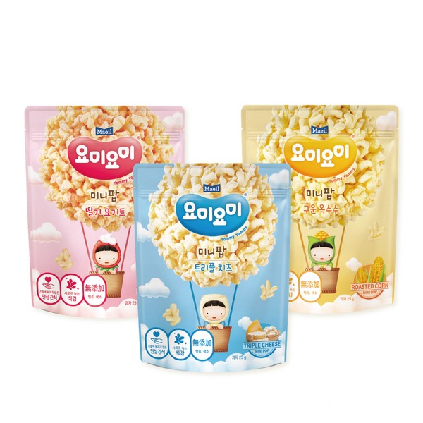 韓國 Maeil 寶寶迷你爆米花 25g 玉米花 玉米脆 寶寶米餅 寶寶零食 寶寶點心-細節圖8