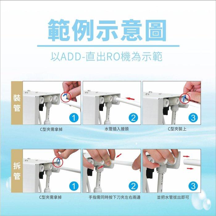 3分快接-C型固定夾~水易購鳳山店 卡扣-細節圖4