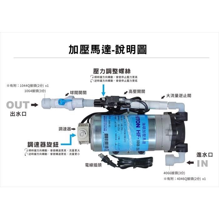 出水量太小？『加壓輸送馬達組-第2代』可調整輸出扭力電解水機、能量活水機專用~水易購鳳山店-細節圖3