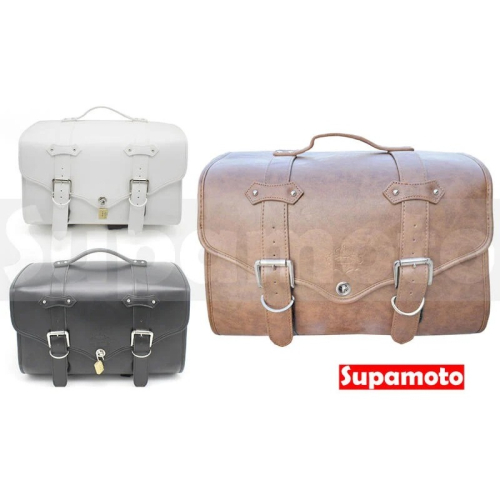 -Supamoto- DP11 復古 行李箱 皮革 通用 改裝 置物箱 尾包 後座 CT125 CB350 vespa