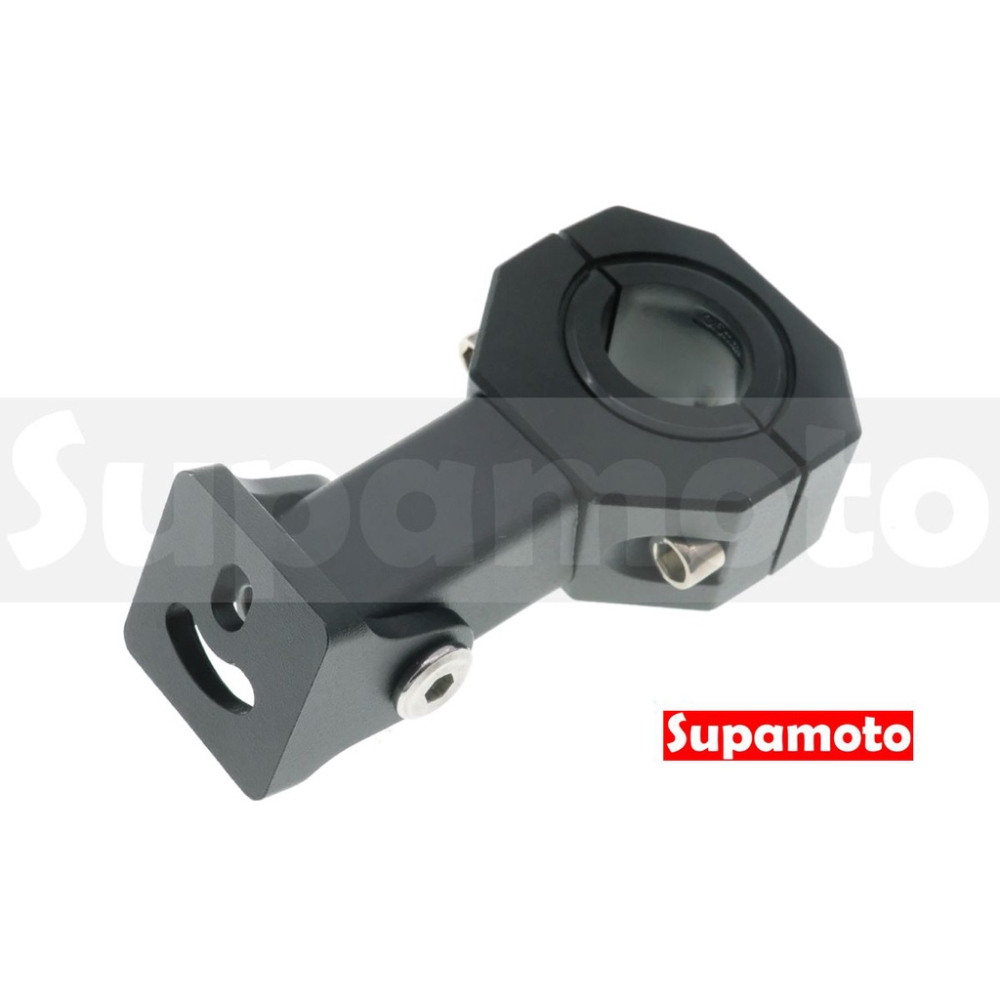 -Supamoto- 霧燈 支架 UR51 可調 通用 改裝 燈具 保桿 小燈 前叉 鋁合金 保險桿 防摔桿 夾燈 擴充-細節圖4