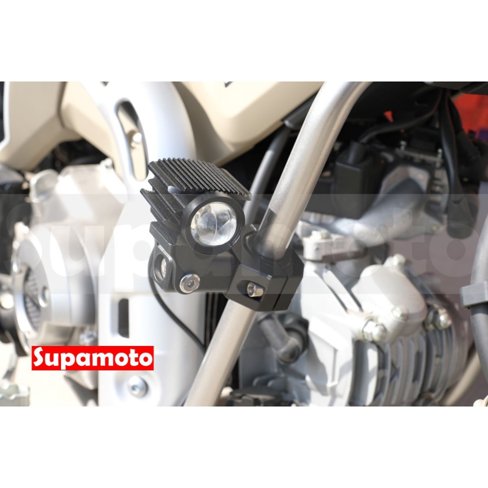 -Supamoto- 霧燈 支架 UR51 可調 通用 改裝 燈具 保桿 小燈 前叉 鋁合金 保險桿 防摔桿 夾燈 擴充-細節圖6