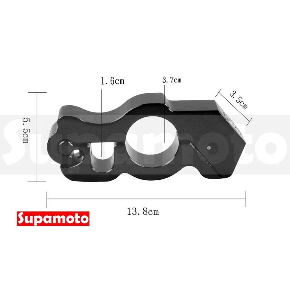 -Supamoto- 握把鎖 拉桿鎖 grip lock CNC 全鋁合金 把手鎖 車把鎖 機車鎖 碟煞鎖-細節圖5