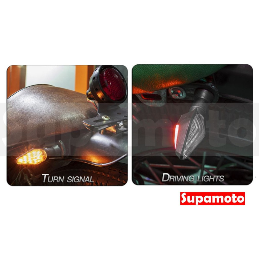 -Supamoto- D15 LED 方向燈 雙面 日型燈 檔車 通用 改裝 仿賽 酷龍 小忍 T3 R3 MT03-細節圖3