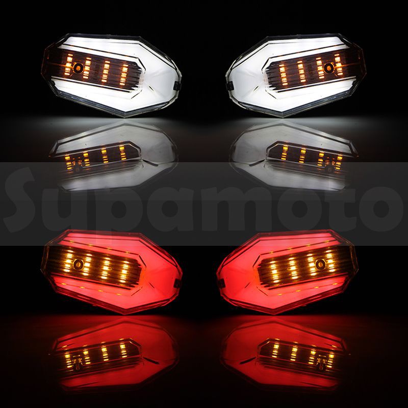 -Supamoto- D37 LED 方向燈 整合型 日行燈 尾燈 仿賽 t3 小忍 cbr R3 DRG FORCE