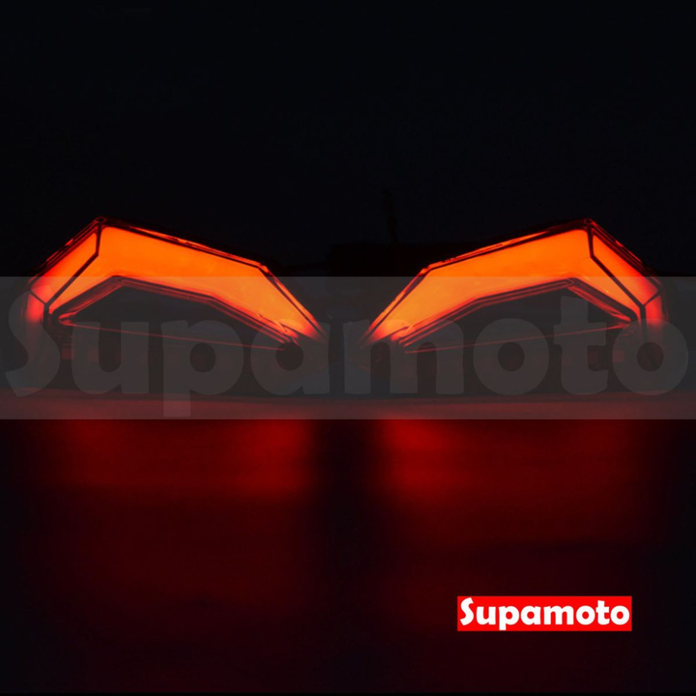 -Supamoto- D38 LED 方向燈 雙色 日行燈 中空 兩用 檔車 仿賽 SMAX 雷霆 FORCE DRG-細節圖6