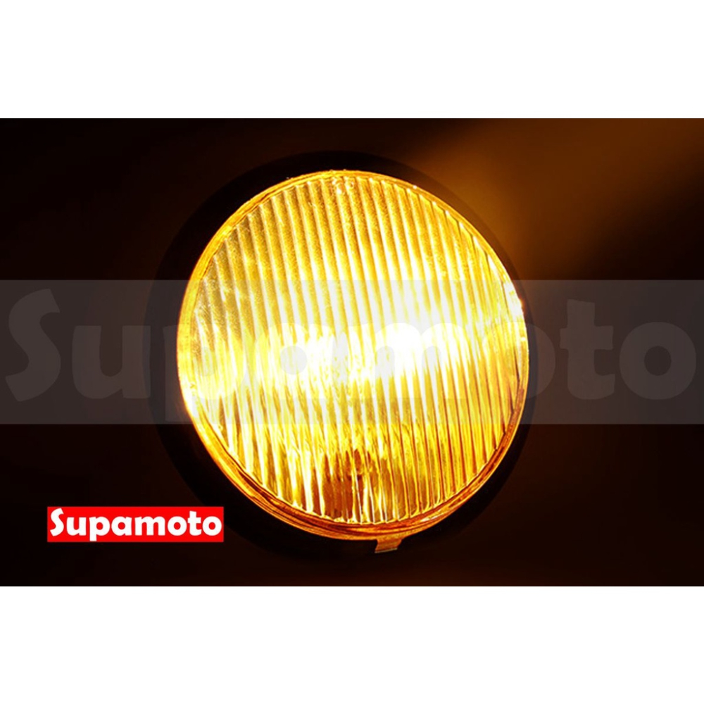 -Supamoto- D601 大燈 日系 小燈 黃金 電鍍 黑色 5吋 手工車 復古 滑胎 cafe 883 咖啡-細節圖3