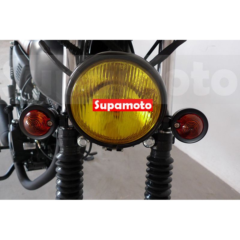 -Supamoto- 復古 方向燈 D553 砲彈 金屬 電鍍 檔車 日系 cafe racer cb350-細節圖8