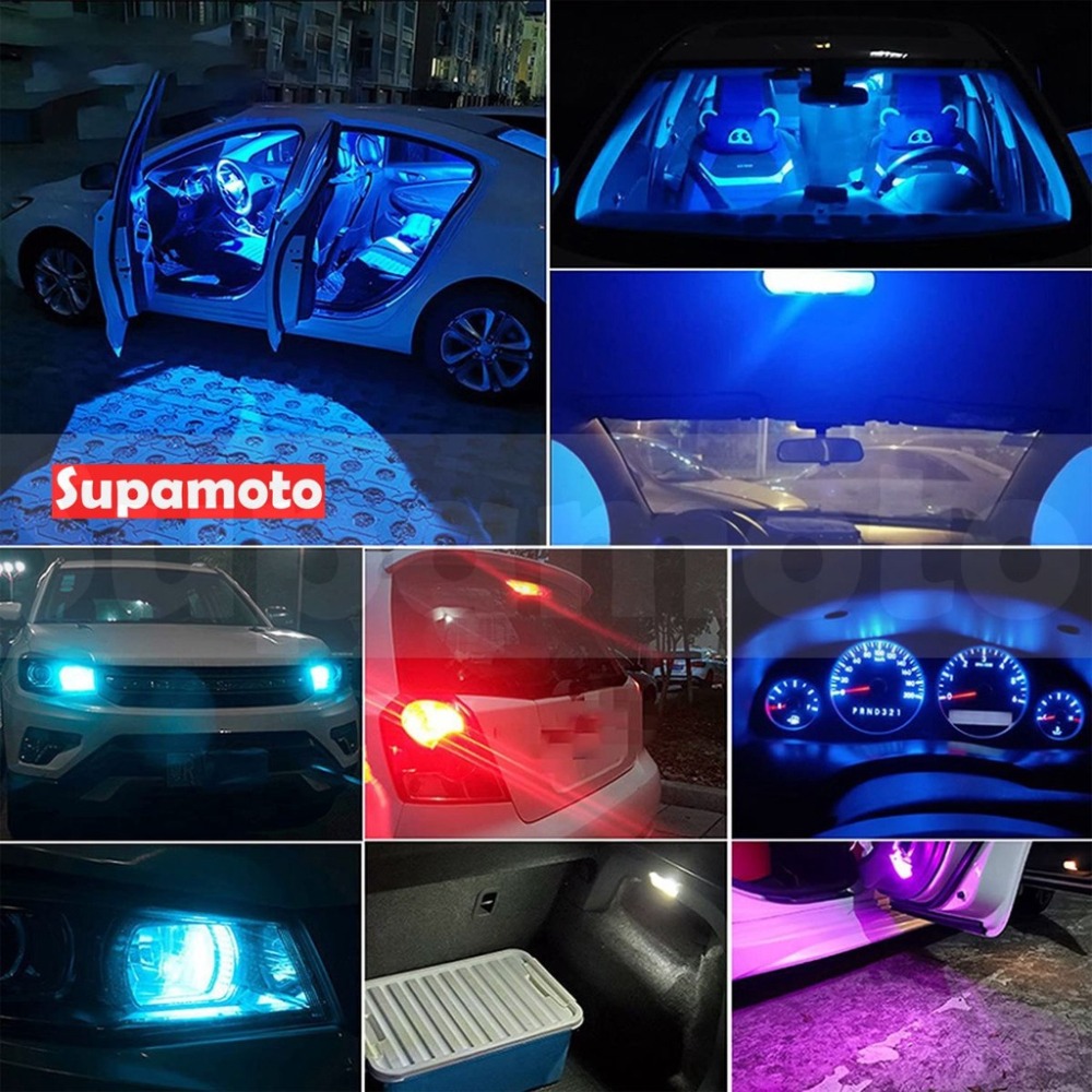 -Supamoto- T10 COB 360 玻璃 水晶 通用 改裝 LED 小燈 牌照 方向燈 車牌 雙面-細節圖6