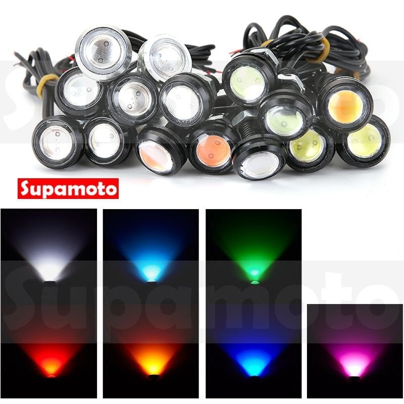 -Supamoto- 汽車 LED 23mm 超薄 鷹眼燈 日行燈 晝行燈 牛眼燈 霧燈 倒車燈 底盤燈 導光條 燈條-細節圖2