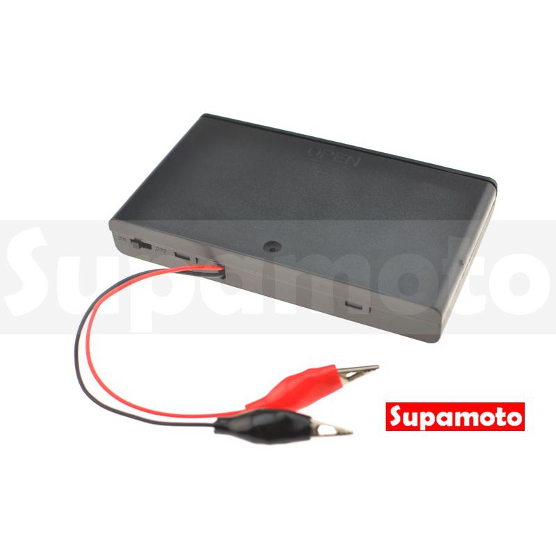 -Supamoto- 12V 電池盒 3號電池 AA電池 8顆 行動電源 燈條 乾電池 LED 測試 隨身 電池座-細節圖2