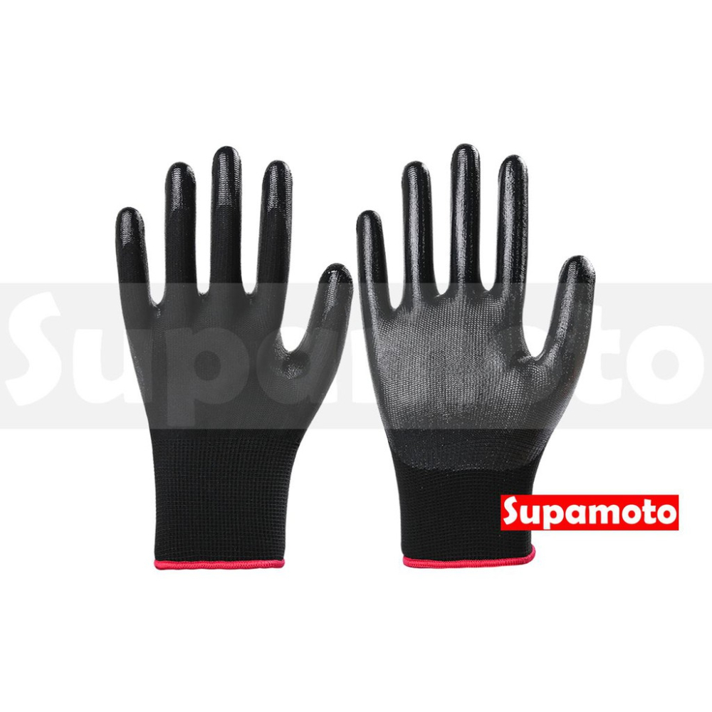 -Supamoto- 防滑手套 止滑手套 沾膠 手套 維修 PU手套 修車 工作手套 黑膠手套 棉紗手套 尼龍