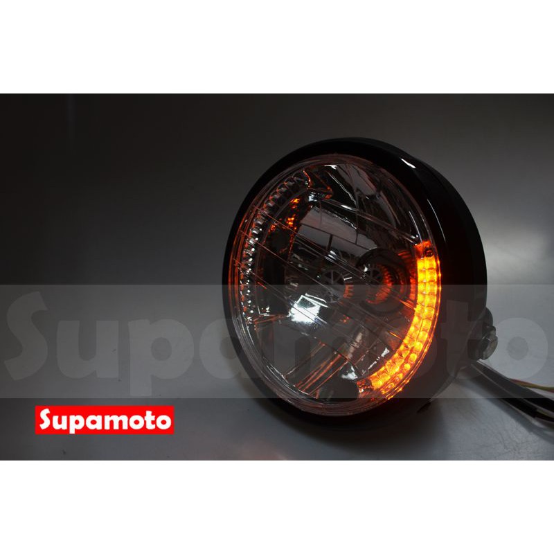 -Supamoto- D605 LED H4 大燈 整合 方向燈 日行燈 復古 CAFE 咖啡 檔車 英倫-細節圖6