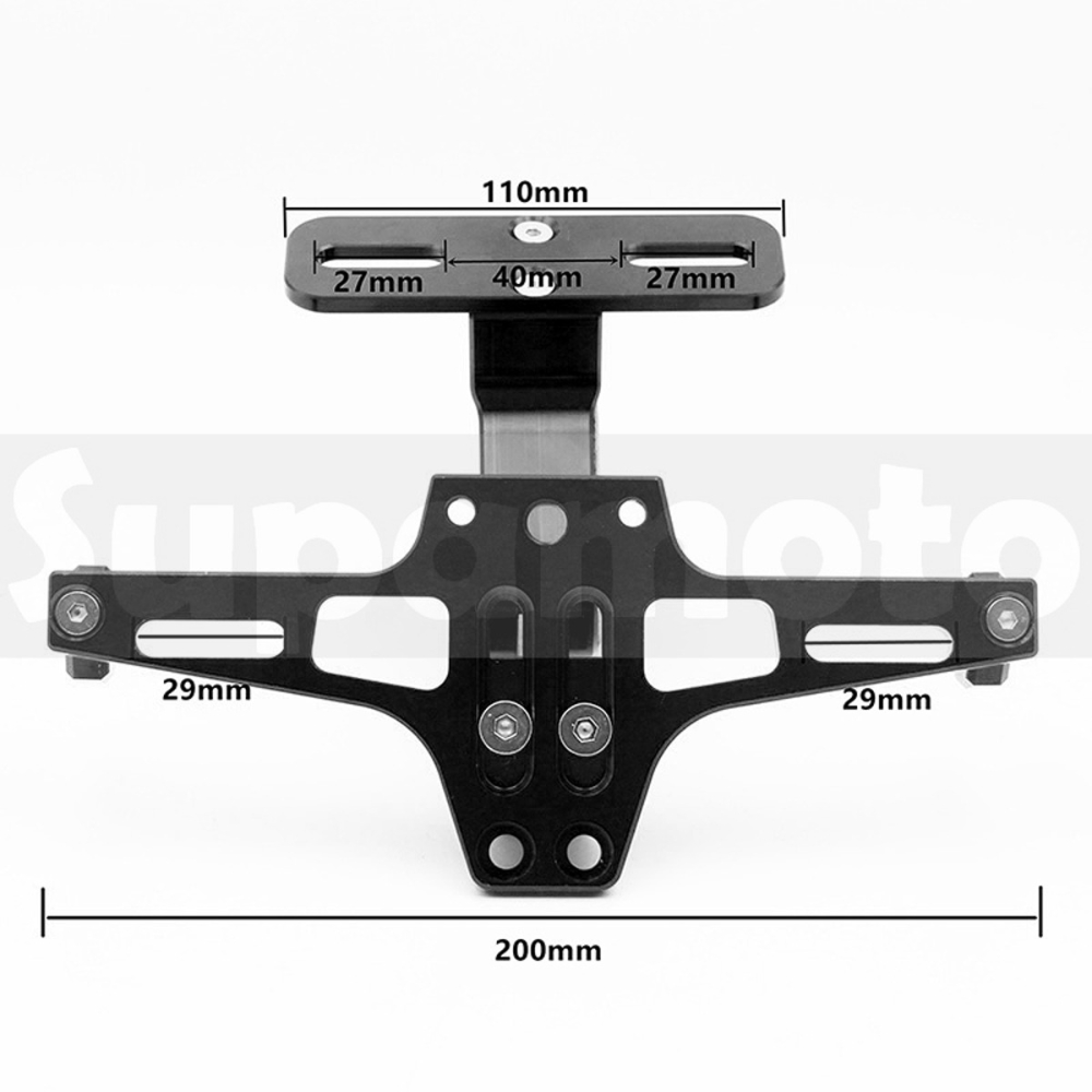-Supamoto- 牌架 SA04 大牌架 車牌 通用 改裝 車牌燈 翹牌架 固定式 翹牌 車牌架 大牌-細節圖6