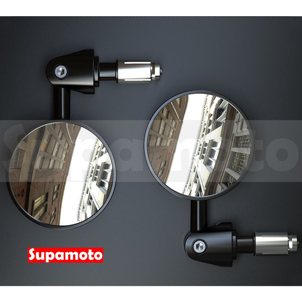 -Supamoto- M63 可折 牛角鏡 通用 改裝 端子鏡 後照鏡 後視鏡 手把鏡 車把鏡-細節圖9