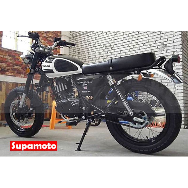 -Supamoto- 復古 G款 油箱貼 防滑 橡皮 橡膠 油箱貼 嬉皮 檔車 凱旋 CAFE RACER-細節圖7